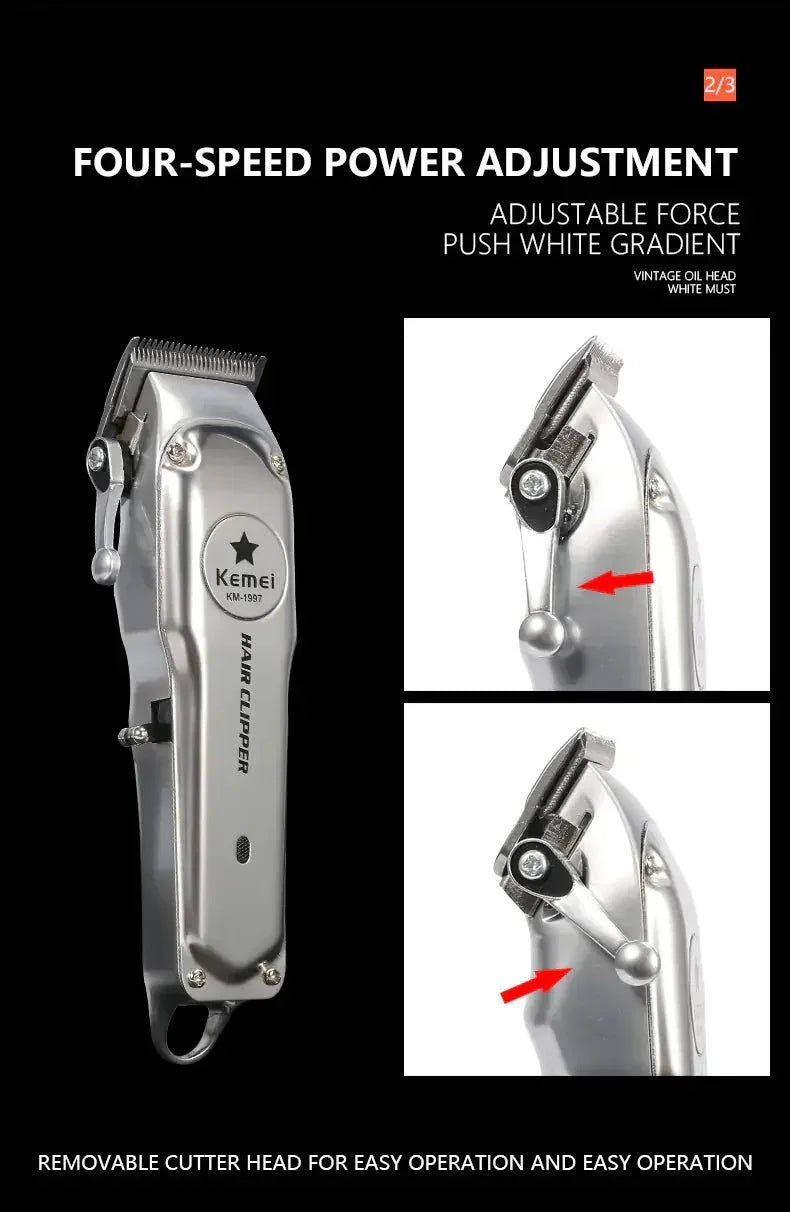 Kemei Rechargeable Electric Hair Clipper for Men - Manhattan Viral