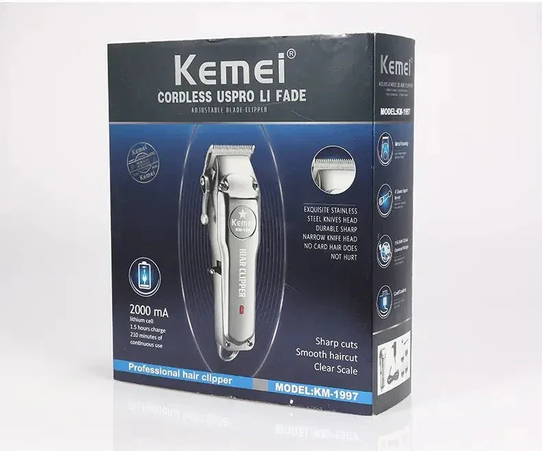 Kemei Rechargeable Electric Hair Clipper for Men - Manhattan Viral