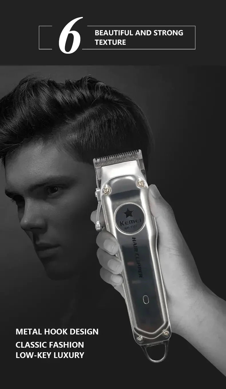 Kemei Rechargeable Electric Hair Clipper for Men - Manhattan Viral