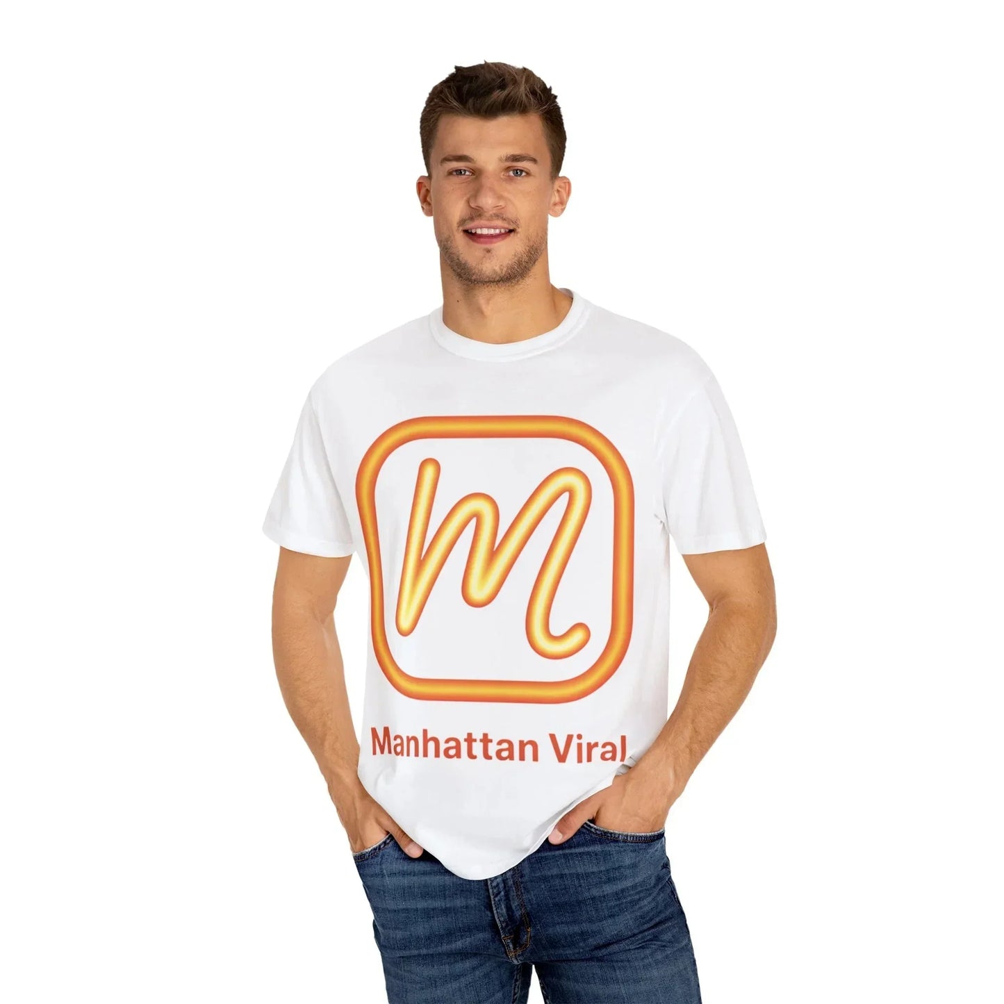 Manhattan Energy - T-Shirt, Trendy Apparel, Urban Fashion, Gift for Friends, - Manhattan Viral