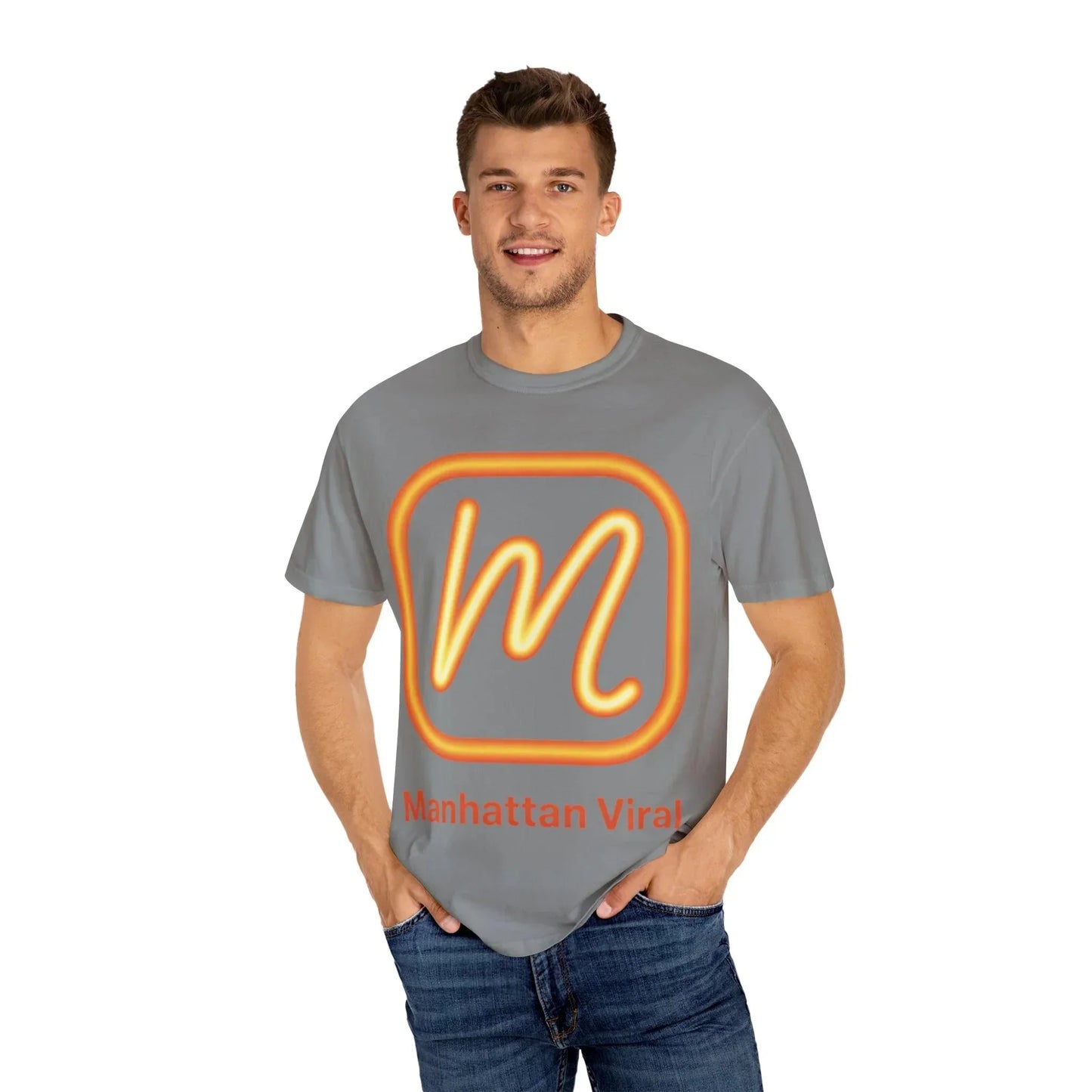 Manhattan Energy - T-Shirt, Trendy Apparel, Urban Fashion, Gift for Friends, - Manhattan Viral
