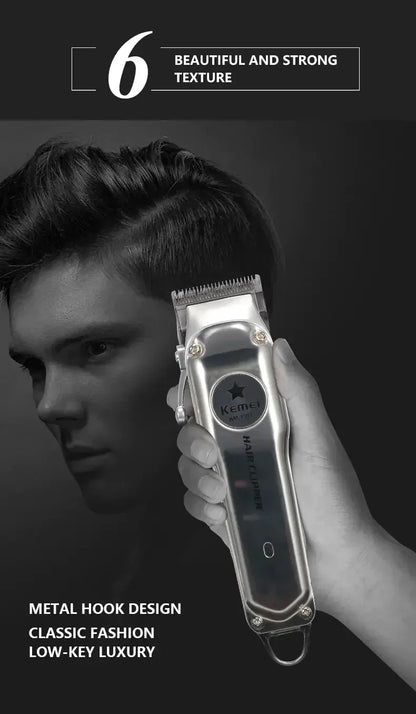 Kemei Rechargeable Electric Hair Clipper for Men - Manhattan Viral