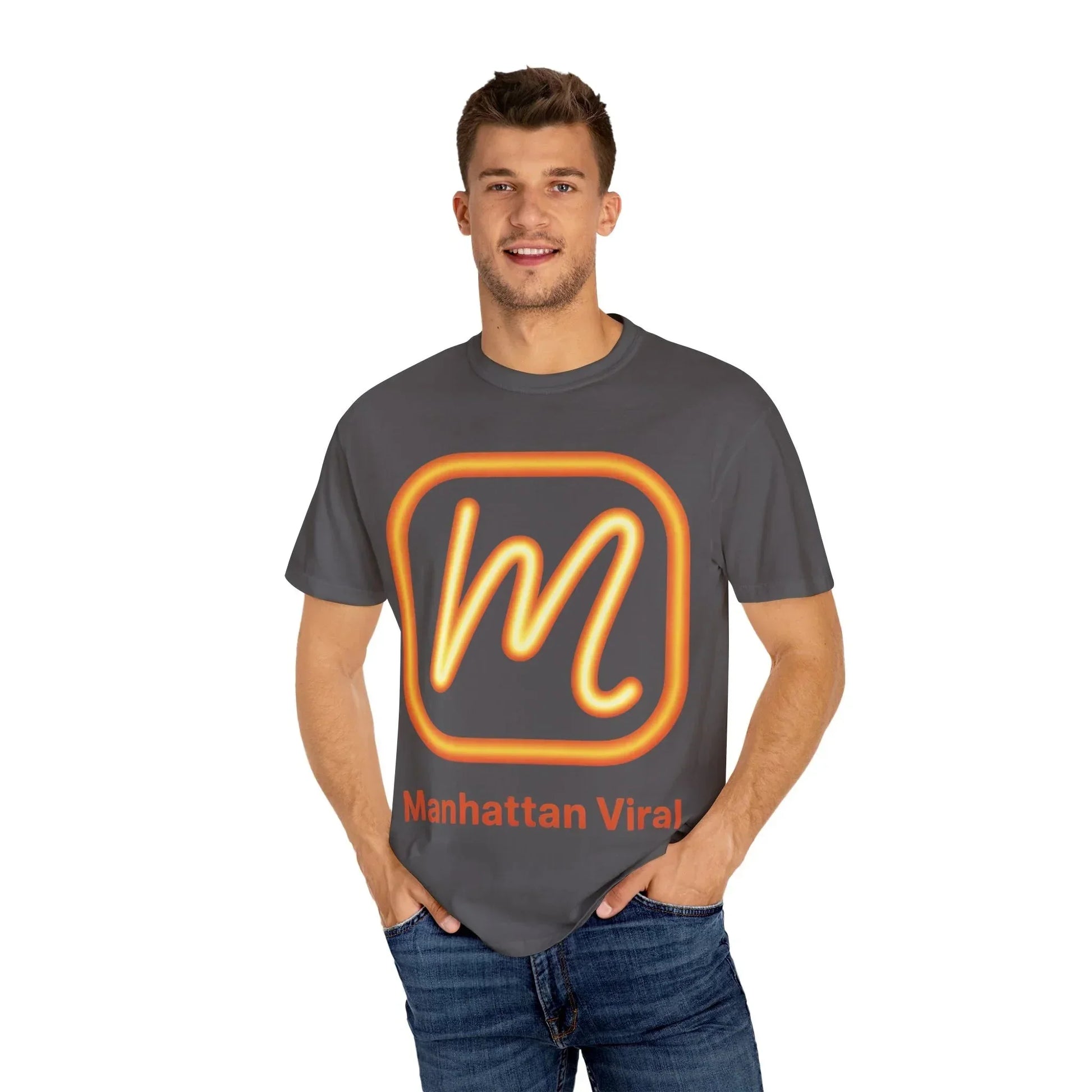 Manhattan Energy - T-Shirt, Trendy Apparel, Urban Fashion, Gift for Friends, - Manhattan Viral