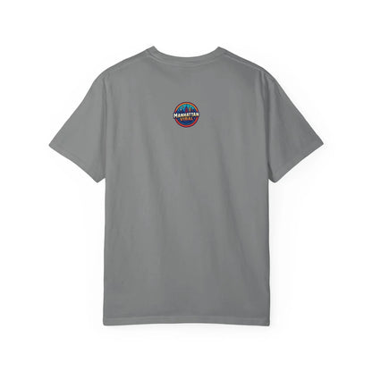 Manhattan Varsity T-Shirt | Trendy Garment - Dyed Tee, Casual Streetwear, Graphic Tee, Perfect Gift, Urban Style - Manhattan Viral
